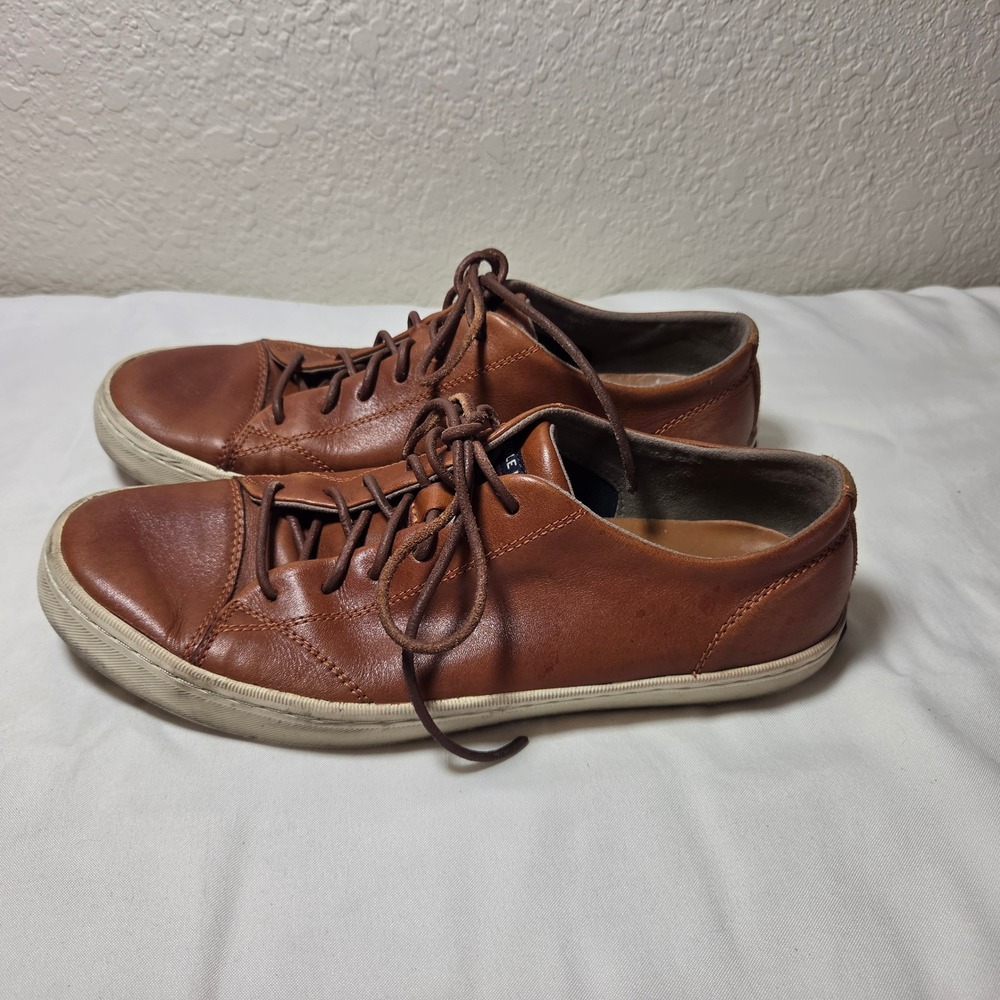 Cole Haan Mens Grand Crosscourt II British Tan Leather Sneakers C22887 Size 7.5M